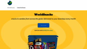 What Wereldsnacks.nl website looked like in 2020 (3 years ago)