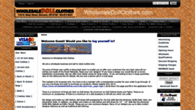 What Wholesaledollclothes.com website looked like in 2020 (3 years ago)