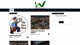 What Webpakistani.com website looked like in 2020 (3 years ago)