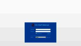 What Webmail.ciu.edu.tr website looked like in 2020 (3 years ago)