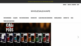 What Wholesale4vape.com website looked like in 2020 (3 years ago)
