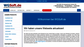 What Wgsoft.de website looked like in 2020 (4 years ago)