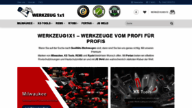 What Werkzeug1x1.de website looked like in 2020 (3 years ago)