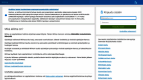 What Wilma.mantsala.fi website looked like in 2020 (4 years ago)