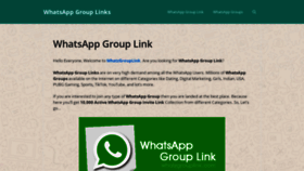 What Whatzgrouplink.com website looked like in 2020 (3 years ago)