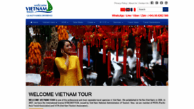 What Welcomevietnamtours.com website looked like in 2020 (3 years ago)