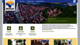What Wertheim-main.de website looked like in 2020 (5 years ago)