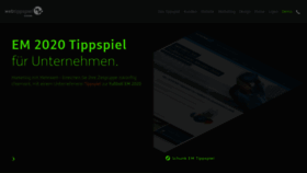 What Webtippspiel.de website looked like in 2020 (3 years ago)