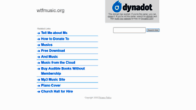 What Wtfmusic.org website looked like in 2020 (3 years ago)