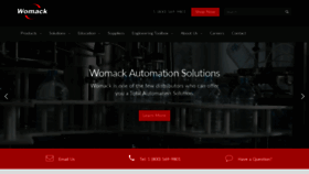What Womackautomation.com website looked like in 2020 (3 years ago)