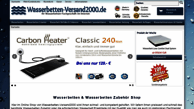 What Wasserbetten-versand2000.de website looked like in 2020 (3 years ago)