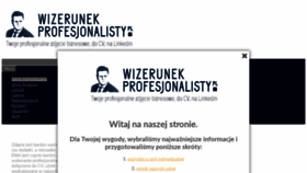 What Wizerunekprofesjonalisty.pl website looked like in 2020 (3 years ago)