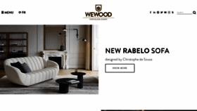 What Wewood.eu website looked like in 2020 (5 years ago)