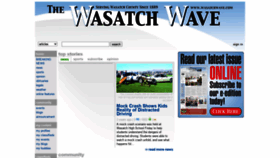 What Wasatchwave.com website looked like in 2020 (3 years ago)