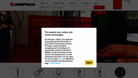 What Werma.com website looked like in 2020 (3 years ago)