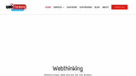 What Webthinking.co.uk website looked like in 2020 (3 years ago)