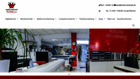 What Werbe-werkstatt.de website looked like in 2020 (3 years ago)