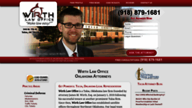 What Wirthlawoffice.com website looked like in 2020 (3 years ago)