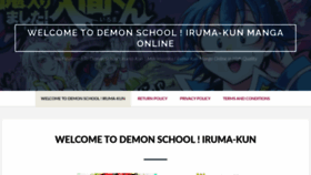 What Welcometodemonschoolmanga.com website looked like in 2020 (3 years ago)