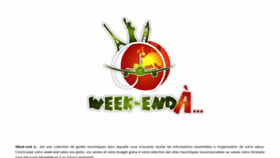 What Weekenda.fr website looked like in 2020 (3 years ago)