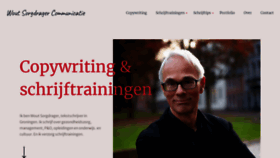 What Woutsorgdragercommunicatie.nl website looked like in 2020 (3 years ago)