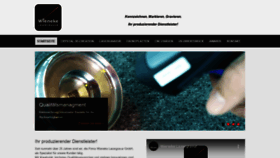What Wieneke-laser.de website looked like in 2020 (3 years ago)