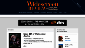 What Widescreenreview.com website looked like in 2020 (3 years ago)