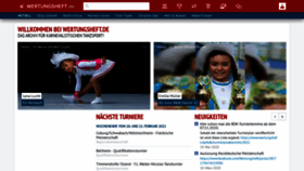 What Wertungsheft.de website looked like in 2020 (4 years ago)