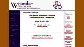 What Winemakerchallenge.com website looked like in 2020 (3 years ago)