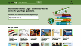 What Wikihow.legal website looked like in 2020 (3 years ago)