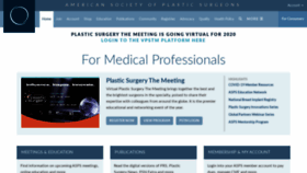 What Www1.plasticsurgery.org website looked like in 2020 (3 years ago)