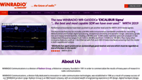 What Winradio.com website looked like in 2020 (3 years ago)