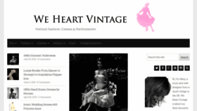 What Weheartvintage.co website looked like in 2020 (3 years ago)