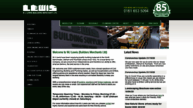 What Wjlewis.co.uk website looked like in 2020 (3 years ago)