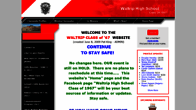 What Waltrip67.com website looked like in 2020 (3 years ago)