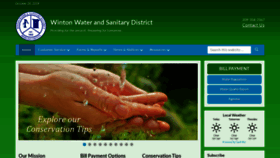 What Wintonwsd.com website looked like in 2020 (3 years ago)