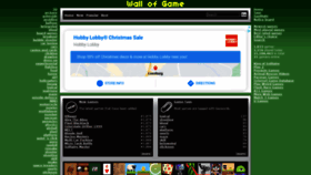 What Wallofgame.com website looked like in 2020 (3 years ago)