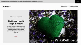 What Wikicell.org website looked like in 2020 (3 years ago)