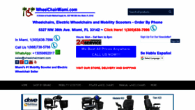 What Wheelchairmiami.com website looked like in 2020 (3 years ago)