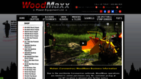 What Woodmaxx.com website looked like in 2020 (3 years ago)
