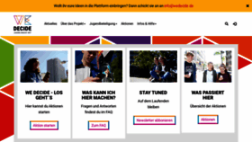 What Wedecide.de website looked like in 2020 (3 years ago)