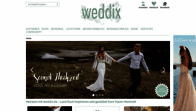 What Weddix.de website looked like in 2020 (3 years ago)