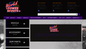 What Worldofpowersports.com website looked like in 2020 (3 years ago)