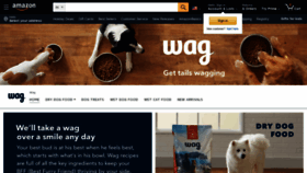 What Wag.com website looked like in 2020 (3 years ago)
