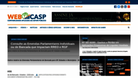 What Webcasp.com.br website looked like in 2020 (3 years ago)