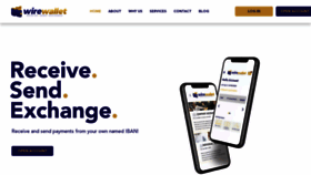 What Wire-wallet.com website looked like in 2020 (3 years ago)