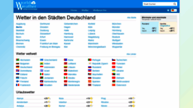 What World-weather.com.de website looked like in 2020 (3 years ago)