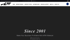 What Waterjetapw.com website looked like in 2020 (3 years ago)