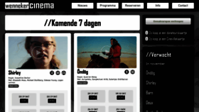 What Wennekercinema.nl website looked like in 2020 (3 years ago)
