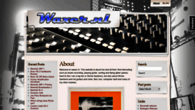 What Waxer.nl website looked like in 2020 (3 years ago)